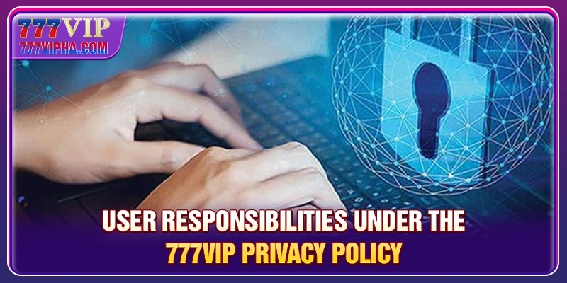 User responsibilities under the 777VIP Privacy Policy
